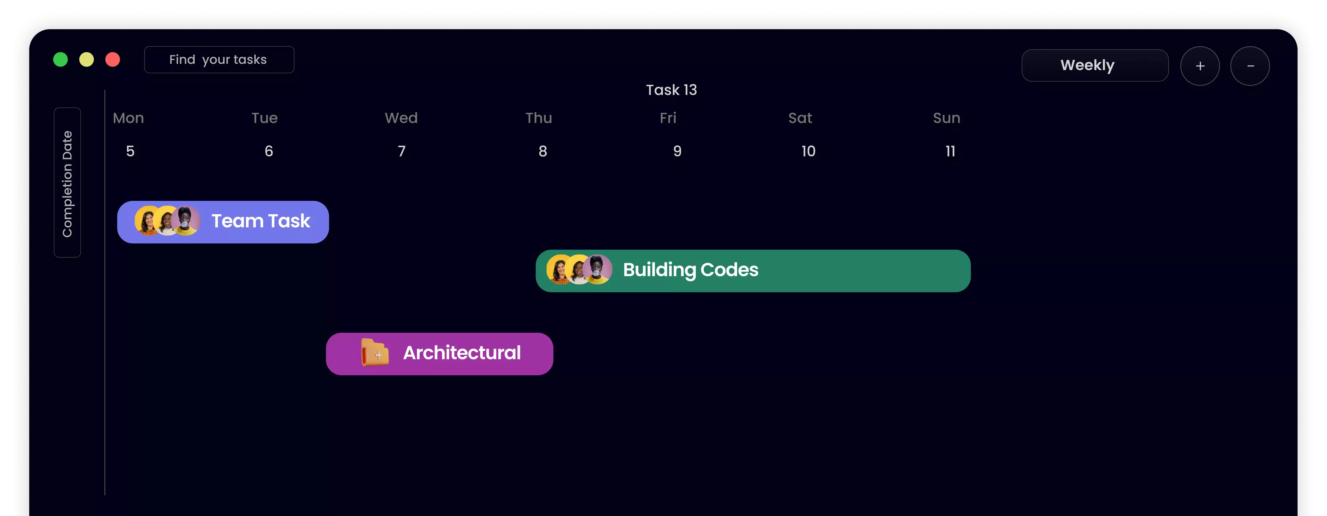 Task Management Interface