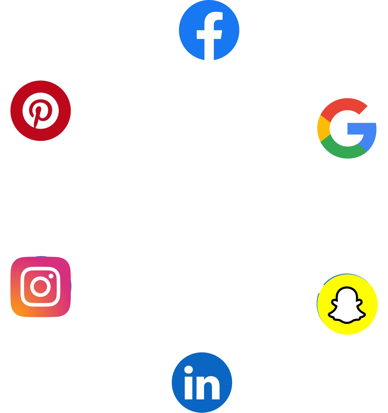 Digital marketing social media icons